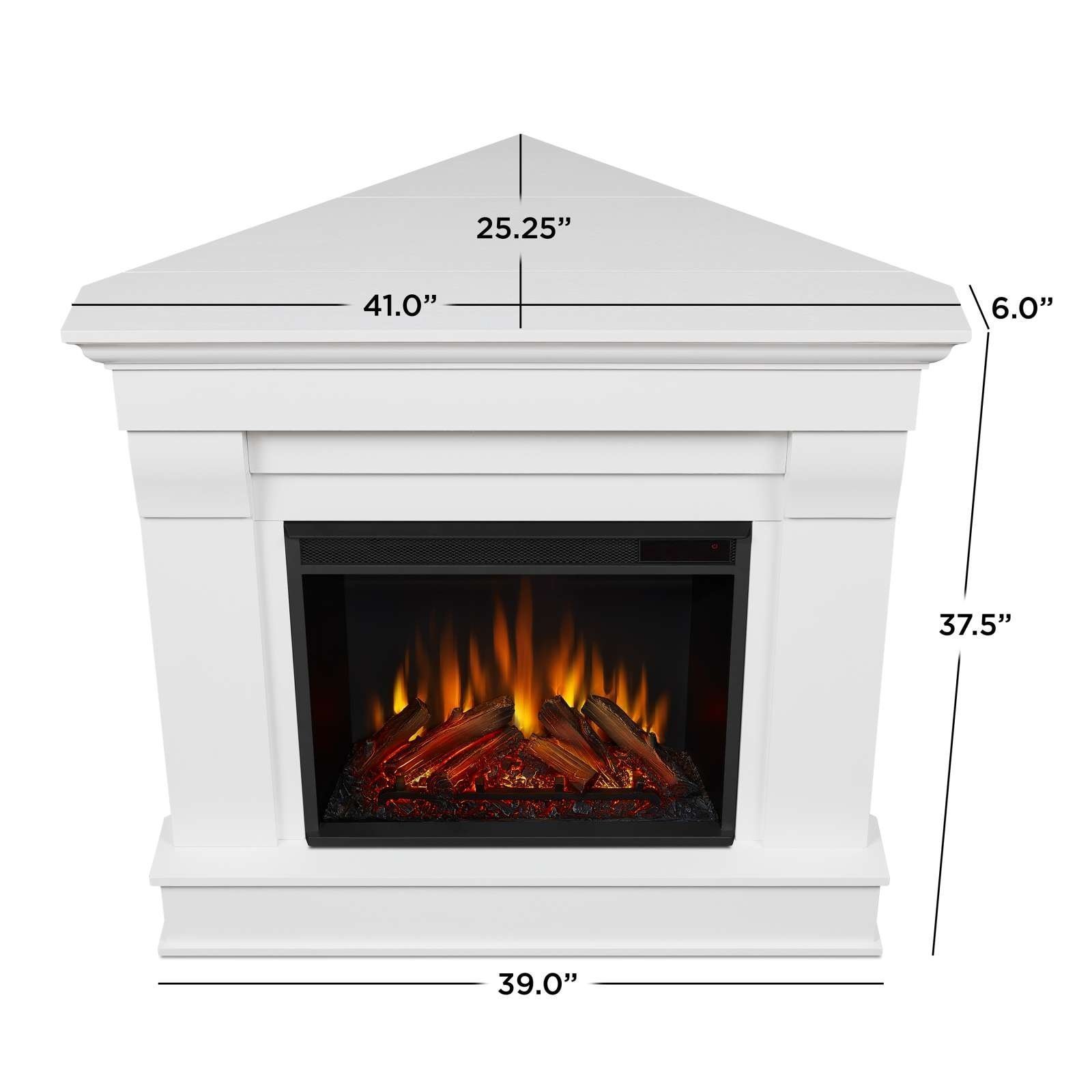 Real Flame Chateau Corner Electric Fireplace - Image 5
