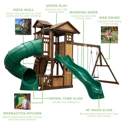 Backyard Discovery Tacoma Falls Swing Set - Image 6