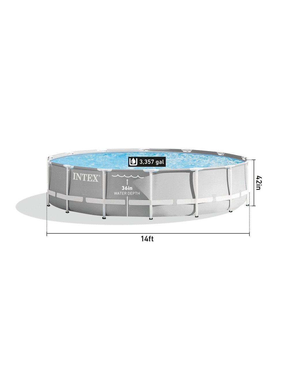 Prism Frame™ 14' x 42" Above Ground Pool Set - Image 5
