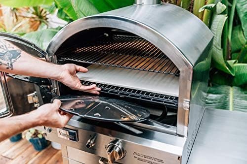Summerset 'The Oven' Outdoor Freestanding Large Capacity Gas Oven with Pizza Stone, Smoker Box and Mobile Cart, 304 Stainless Steel Construction, Natural Gas - Image 5