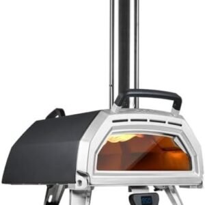 Ooni Karu 16 Multi-Fuel Outdoor Pizza Oven - Wood and Gas Fired Oven - Outdoor Cooking Pizza Oven - Fire and Stonebaked Pizza Oven for Authentic Homemade Pizzas - Dual Fuel Pizza Maker