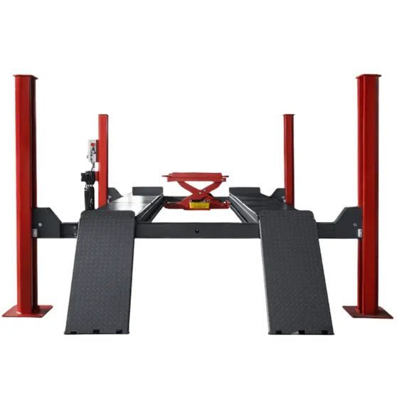 Katool KT-4H150, 4 Post Alignment Lift 15,000 lb - Rolling Jack Included - Image 2