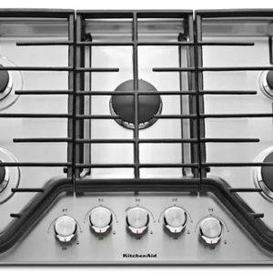 KitchenAid 36" 5-Burner Gas Cooktop KCGS356ESS