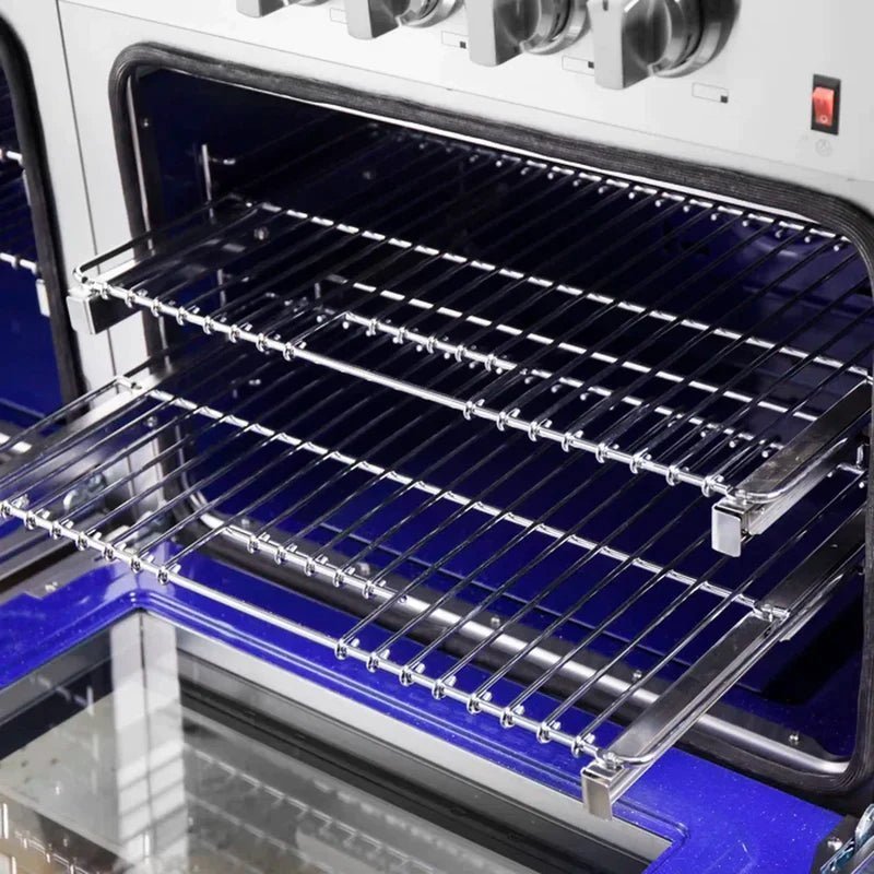FORNO Massimo 60-Inch Freestanding Dual Fuel Range in Stainless Steel - FFSGS6125-60 - Image 3