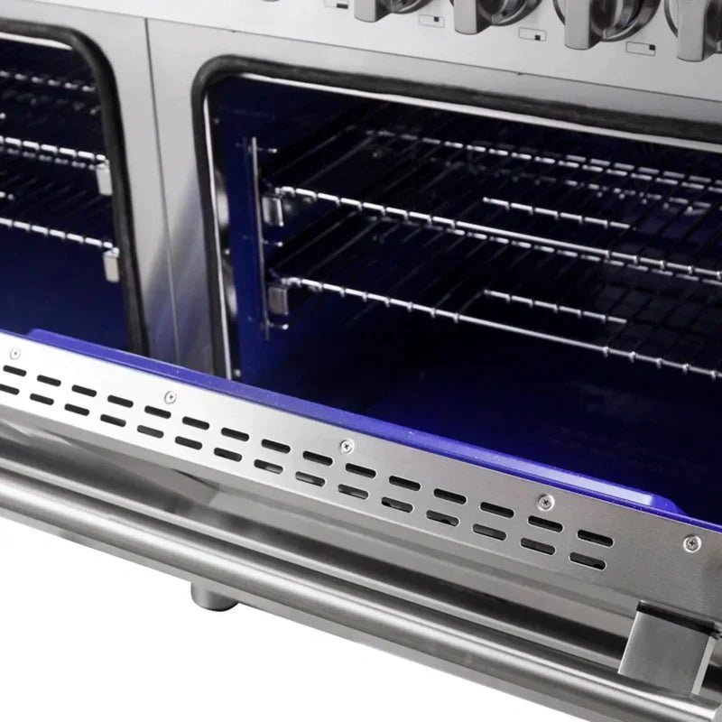 FORNO Massimo 60-Inch Freestanding Dual Fuel Range in Stainless Steel - FFSGS6125-60 - Image 2
